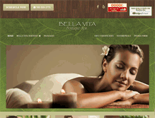 Tablet Screenshot of bellavitaboutiquespa.com